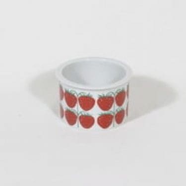 Arabia Pomona purnukka, mansikka, suunnittelija Raija Uosikkinen, mansikka, serikuva