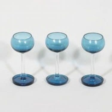 Riihimäen lasi Harlekiini liköörilasit, 3 cl, 3 kpl, suunnittelija Nanny Still, 3 cl, pieni