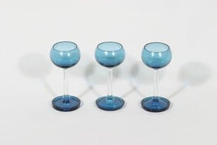 Riihimäen lasi Harlekiini liköörilasit, 3 cl, 3 kpl, suunnittelija Nanny Still, 3 cl, pieni