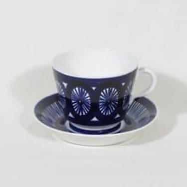 Arabia Fiesta kuppi, 50 cl, suunnittelija Ulla Procope, 50 cl, suuri, käsinmaalattu, signeerattu