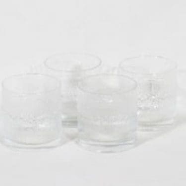 Iittala Niva viskilasit, 30 cl, 4 kpl, suunnittelija Tapio Wirkkala, 30 cl, suuri