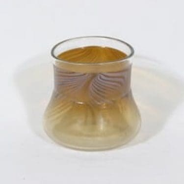 Nuutajärvi maljakko, signeeratttu, suunnittelija Heikki Orvola, signeeratttu