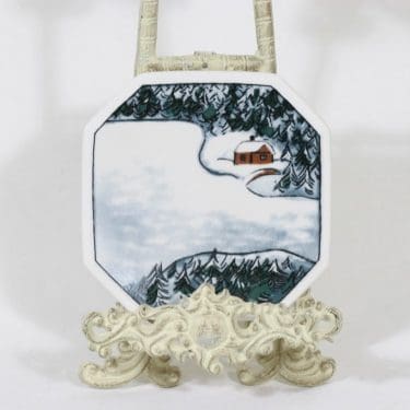 Arabia koristelaatta, Kaamos, suunnittelija Heljä Liukko-Sundström, Kaamos, serikuva