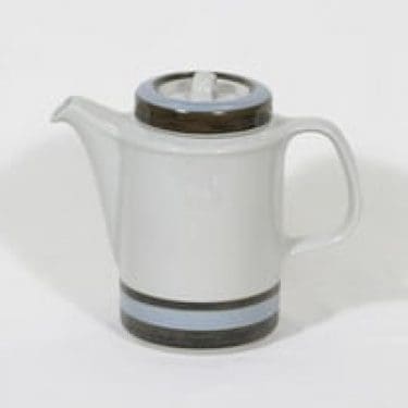 Arabia Suvanto kahvikaadin, suunnittelija Raija Uosikkinen, raitakoriste