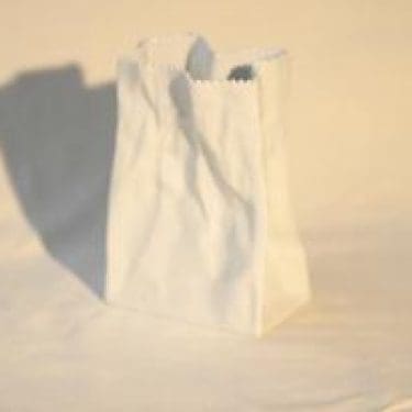 Rosenthal Paperipussi maljakko, suunnittelija Tapio Wirkkala, pieni