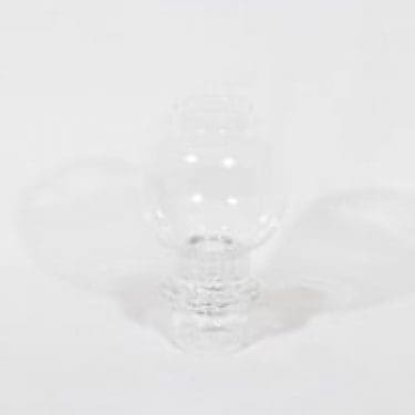 Nuutajärvi Tuikku kynttilälyhty, kirkas, suunnittelija Heikki Orvola, pieni