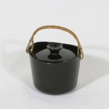 Arabia AL marmelaadirasia, ruskea, suunnittelija , pieni, koristelematon