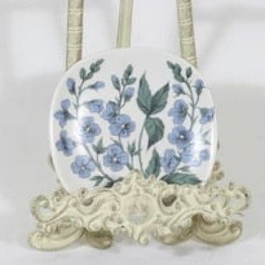 Arabia Botanica koristelautanen, Nurmitädyke, suunnittelija Esteri Tomula, Nurmitädyke, pieni, serikuva