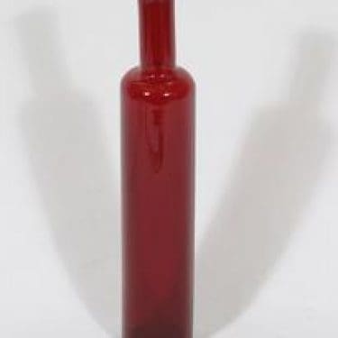 Riihimäen lasi Koristepullo koristepullo, signeeratttu, suunnittelija Nanny Still, signeeratttu