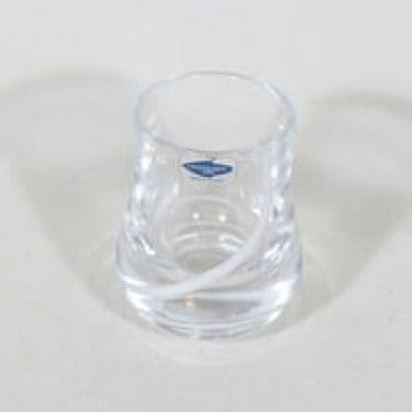 Nuutajärvi Shell taidelasi, signeeratttu, suunnittelija Oiva Toikka, signeeratttu