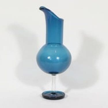 Riihimäen lasi Harlekiini viinikarahvi, 1 l, suunnittelija Nanny Still, 1 l