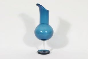 Riihimäen lasi Harlekiini viinikarahvi, 1 l, suunnittelija Nanny Still, 1 l