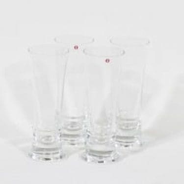 Iittala Kaleva olutlasit, 30 cl, 4 kpl, suunnittelija Tapio Wirkkala, 30 cl