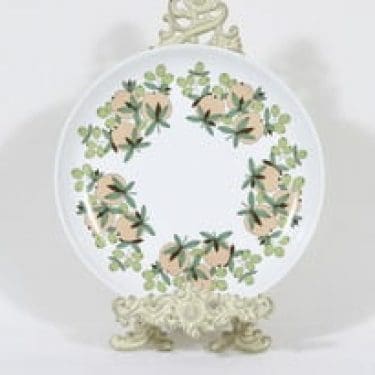 Arabia lautanen, suunnittelija , serikuva, retro, nimetön koriste