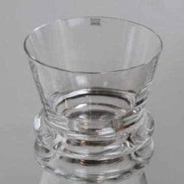 Nuutajärvi Nautica kulho, kirkas, suunnittelija Inkeri Toikka,