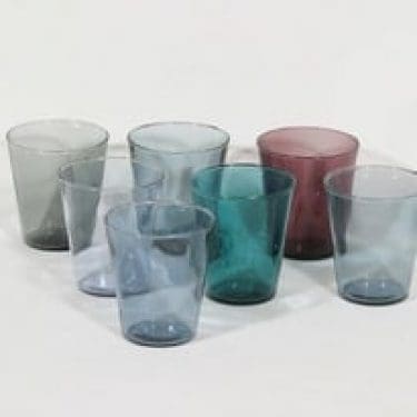 Nuutajärvi Viola lasit, 20 cl, 7 kpl, suunnittelija Kaj Franck, 20 cl