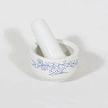 Arabia Sininen mortteli, suunnittelija , pieni, painokoriste