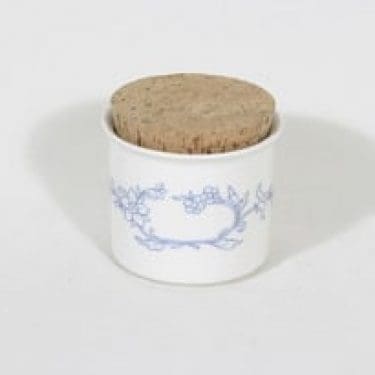 Arabia Sininen hillopurkki, suunnittelija , painokoriste