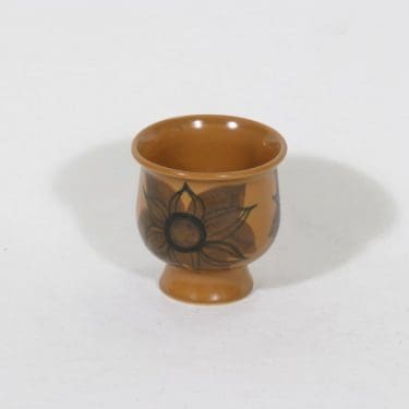 Arabia Hilkka maljakko, käsinmaalattu, suunnittelija Hilkka-Liisa Ahola, käsinmaalattu, pieni, signeerattu