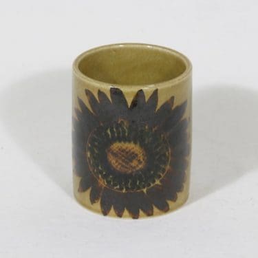 Arabia Ympyrä maljakko, käpy, suunnittelija Gunvor Olin-Grönqvist, käpy, signeerattu