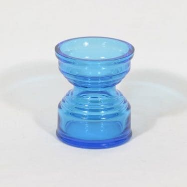 Nuutajärvi 1957 maljakko, turkoosi, suunnittelija Hillevi Asikainen,