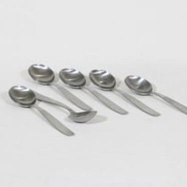 Sorsakoski Scandia lusikat, teräs, 6 kpl, suunnittelija Kaj Franck, teräs