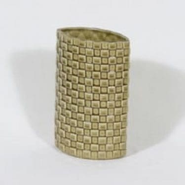 Arabia Harlekiini maljakko, ruskea, suunnittelija Kaarina Aho,