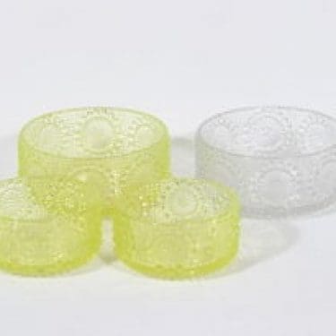 Riihimäen lasi Grapponia kulhot, eri kokoja, 4 kpl, suunnittelija Nanny Still, eri kokoja