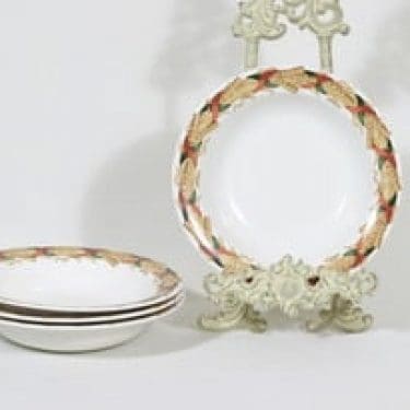 Arabia Arctica lautaset, Santa Arctica, 4 kpl, suunnittelija , Santa Arctica, syvä, serikuva