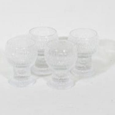 Iittala Kekkerit lasit, 10 cl, 4 kpl, suunnittelija Timo Sarpaneva, 10 cl, pieni