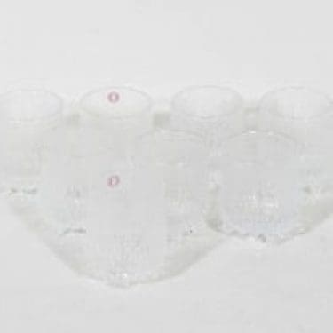 Iittala Ultima Thule lasit, 6 cl, 8 kpl, suunnittelija Tapio Wirkkala, 6 cl, pieni