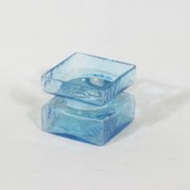 Riihimäen lasi Pala maljakko, vaaleansininen, suunnittelija Helena Tynell,