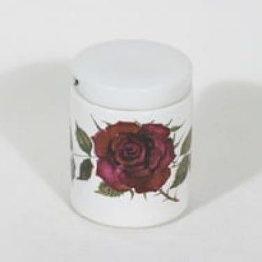 Arabia Ruusu rasia, suunnittelija Anneli Qveflander, serikuva