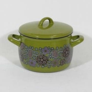 Finel Primavera kattila, 2 l, suunnittelija Raija Uosikkinen, 2 l, serikuva, retro