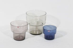 Iittala Viola maljakot, eri kokoja, 3 kpl, suunnittelija Lisa Johansson-Pape, eri kokoja