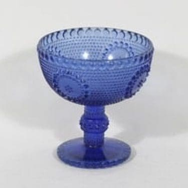 Riihimäen lasi Grapponia malja, jalallinen, suunnittelija Nanny Still, jalallinen