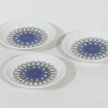 Arabia Pastoraali koristelautaset, 3 kpl, suunnittelija Esteri Tomula, pieni, serikuva
