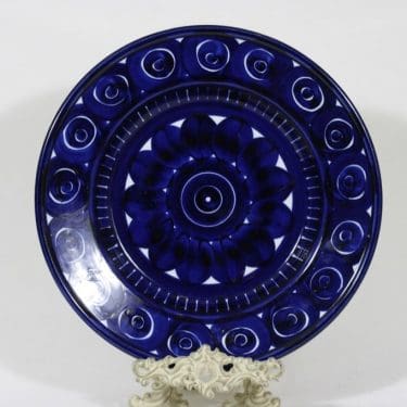 Arabia Valencia hedelmävati, käsinmaalattu, suunnittelija Ulla Procope, käsinmaalattu, suuri, signeerattu