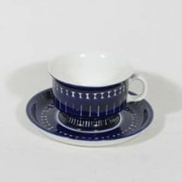 Arabia Valencia teekuppi, 22.5 cl, suunnittelija Ulla Procope, 22.5 cl, signeerattu