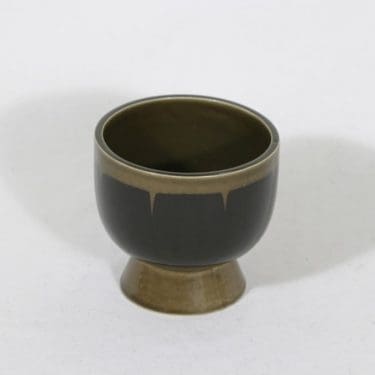 Arabia HS/3 rasia, käsinmaalattu, suunnittelija Heljätuulia Sundström, käsinmaalattu, pieni, signeerattu, funktionalismi