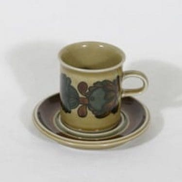 Arabia Otso kahvikuppi, suunnittelija Raija Uosikkinen, erikoiskoriste, retro