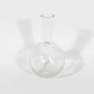 Riihimäen lasi Tellus maljakko, kirkas, suunnittelija Erkkitapio Siiroinen,