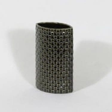 Arabia Harlekiini maljakko, ruskea, suunnittelija Kaarina Aho,