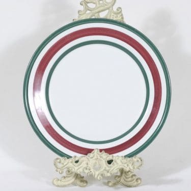 Arabia Purpuri-jenkka lautanen, käsinmaalattu, suunnittelija Ulla Procope, käsinmaalattu, signeerattu