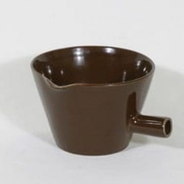 Arabia Kilta kulppi, musta, suunnittelija Kaj Franck, suuri