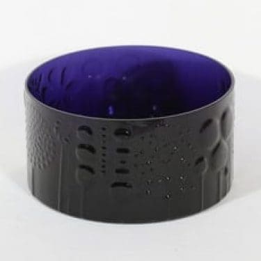 Nuutajärvi Flora kulho, violetti, suunnittelija Oiva Toikka, suuri