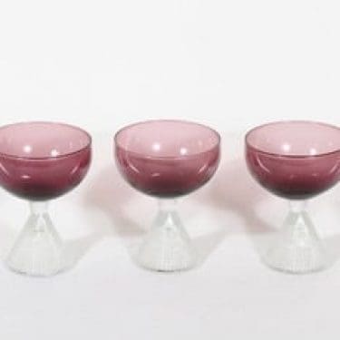 Iittala Briljant cocktail-lasit, 10 cl, 3 kpl, suunnittelija Tapio Wirkkala, 10 cl