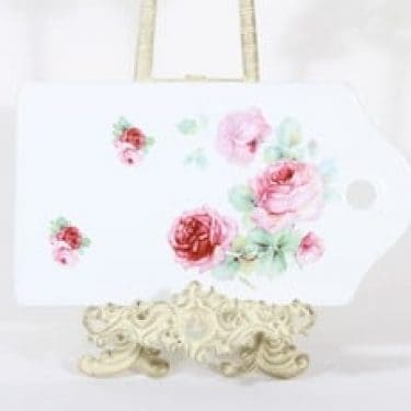 Arabia B 0 talouslevy, kukkakuvio, suunnittelija , kukkakuvio, siirtokuva