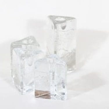 Iittala Arkipelago kynttilänjalat, eri kokoja, 4 kpl, suunnittelija Timo Sarpaneva, eri kokoja