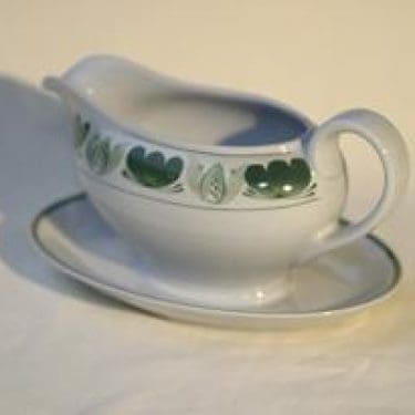 Arabia Green Laurel kastikekaadin, käsinmaalattu, suunnittelija , käsinmaalattu